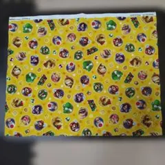 スーパーマリオ キルティング生地 はぎれ イエロー