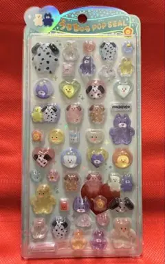 mojojo うるちゅる ポップシールボンボンドロップシールPOPSEAL正規品