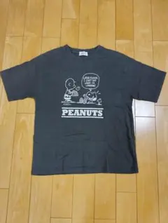 PEANUTS スヌーピー 半袖Tシャツ チャコールグレー Mサイズのサムネイル