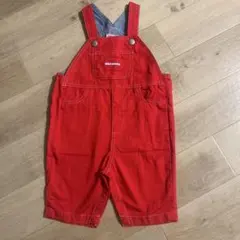 miki HOUSE 赤 オーバーオール