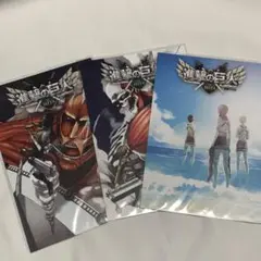 進撃の巨人 進撃の日田 スタンプラリー ポストカード セット 1巻 3巻 22巻