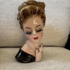 レディ ヘッドベース 花瓶 ヴィンテージ 60年 ヴィンテージ ヘッドベース セトノベルティ 瀬戸ノベルティ 花瓶 花器