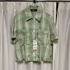 ZARA チェック ブラウスのサムネイル