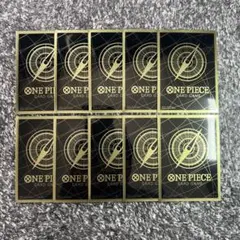 ワンピースカード【ドン専用‼️】リミテッドカードスリーブ 黒金ver10枚セット❗️