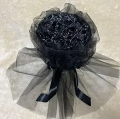 11本黒バラブーケ　枯れない薔薇 プレゼント お祝い 特別な日 特別な人