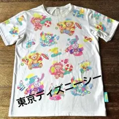 東京ディズニーシー ダッフィー＆フレンズ 総柄 Tシャツ M 夏限定 販売終了のサムネイル