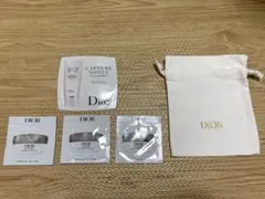 【DIOR巾着セット】カプチュールクレームリッシュ・洗顔料セット