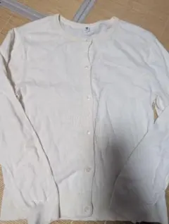 ユニクロ アイボリー カーディガン 130cm