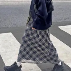 【umm.】チェックスカート