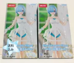 【新品】Re:ゼロ レム フィギュア 2体セット 鳥籠ドレス