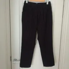 1回使用 美品 cheek チーク ストライプ タックパンツ ネイビー M❣️