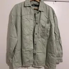 ZARA ライトグリーンジャケット Sサイズ