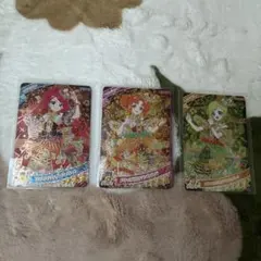 [値下げ！]ひみつのアイプリ　リング5弾 サクラ　リンリン　アイリ3枚セット