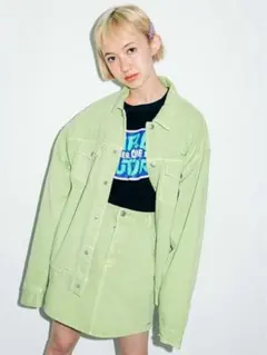 X-girl OVERDYED TWILL JACKET