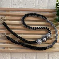 『値下げ』 スマホショルダー ハンドメイド　パラコード