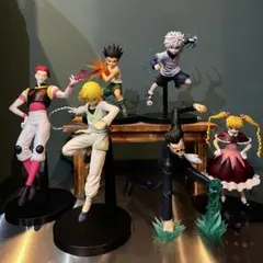 ハンターハンターフィギュアセット ヒソカ　クラピ　ゴン　キルア　ビスケ　レオリオ