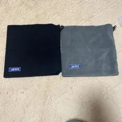 フリース ネックウォーマー 黒 灰色 2点セット