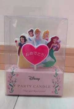 ディズニープリンセス パーティーキャンドルのサムネイル
