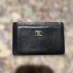 CHANEL♡ケースキャビアスキンノベルティ CHANEL キャビアスキン カードケース ノベルティ - メルカリ