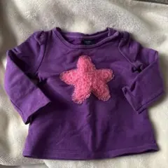 babyGap 紫色 長袖カットソー 80cm 細身