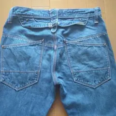 連休お買い得!SPELLBOUND シンチバック 麻混デニム生地パンツ