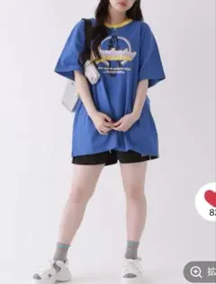 repipi armario 70'sGIRLプリントTワンピース