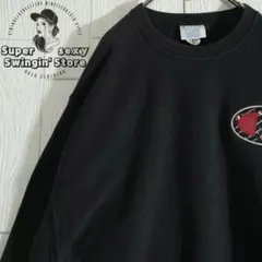 人気 チャンピオン リバースウィーブ スウェットトレーナー XL ブラック 古着