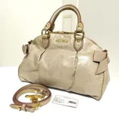 美品☆　MIUMIU　2way Archive vittelo lux