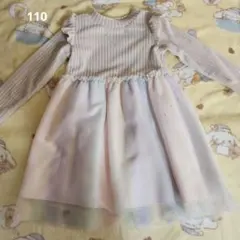 キッズ　洋服　女の子　110㎝　チュールワンピース