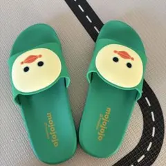 mojojojo グリーン ルームシューズ サンダル 38