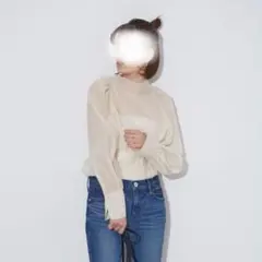 ROUGE VIF シアーブラウス 長袖のサムネイル