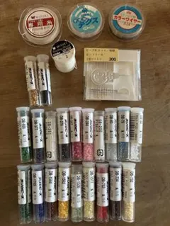 デリカビーズ、糸、針セット