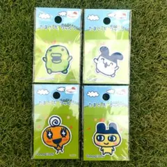 たまごっち　ワッペン　4点セット　シール　セリア　くちぱっち　みみっち　まめっち