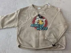 futafuta ミッキートレーナー ベージュ　90cm