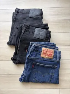 Levi’s 511 W30 L32 スリムフィットデニム3本セット