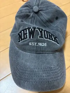 NEW YORK EST.1625 刺繍 キャップ グレー
