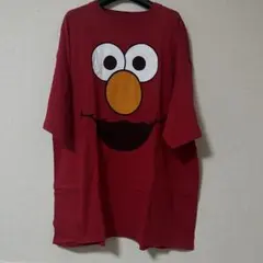 【US古着】 SESAME STREET エルモ　半袖T 赤 U ビッグサイズのサムネイル