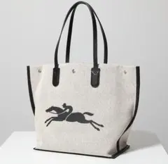 LONGCHAMP ロンシャン　トートバッグ キャンバス レザーのサムネイル