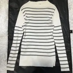ギャルリーヴィー プルミエールウールリブビルドネックプルオーバー ニット
