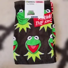 カーミット・ザ・フロッグ フェイスタオル 2枚組 34×80cm