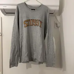 90s STUSSY 紺タグ ロンT S ベージュ old stussy ポケT - メルカリ