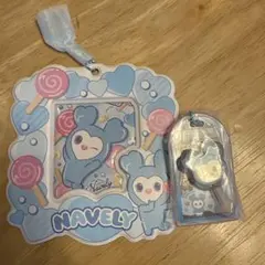 TWICE カードホルダー NAVELY チョコがけボーロチャーム NAYEON