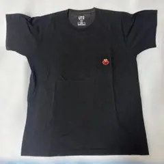 UNIQLO KAWS SESAME STREET XL ブラックTシャツ