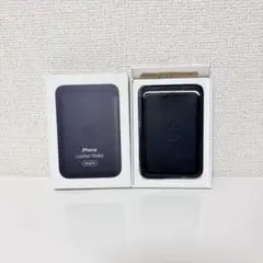 Apple iPhone レザーウォレット ミッドナイト