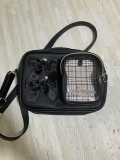 ショルダーバッグ チェック柄　難あり