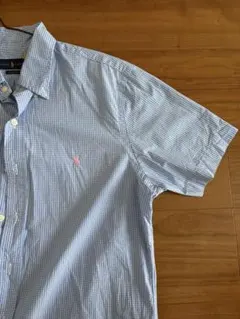 Ralph Lauren 半袖シャツ ブルー チェックのサムネイル