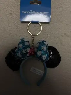 東京ディズニーリゾート　カチューシャキーチェーン　ミニー