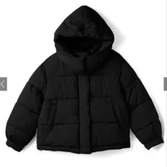 ブラックダウンジャケット Fサイズ　GRL