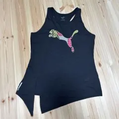 PUMA アシンメトリックタンクトップ 黒