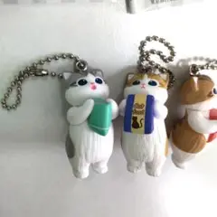 BANDAI mofusand おねだりにゃん ストラップ 3個セット